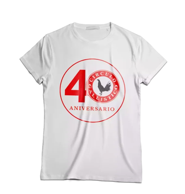 Camiseta con logo 40 Aniversario