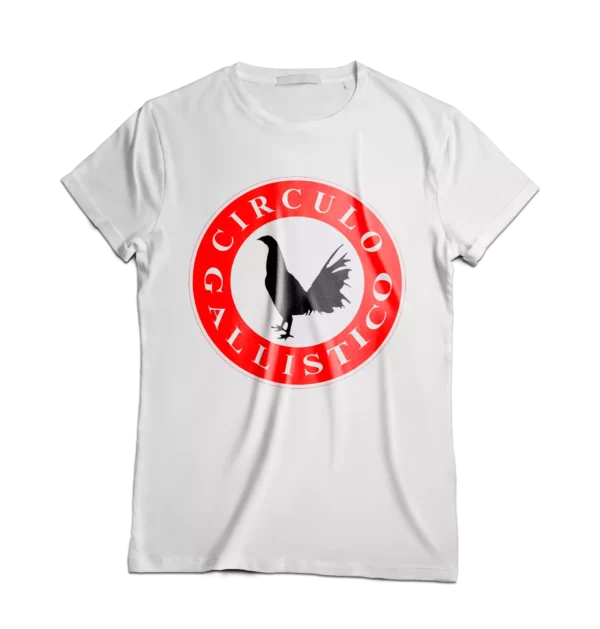 Camiseta con logo oficial del Círculo Gallístico