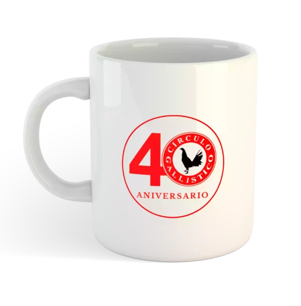 Taza con logo 40 Aniversario